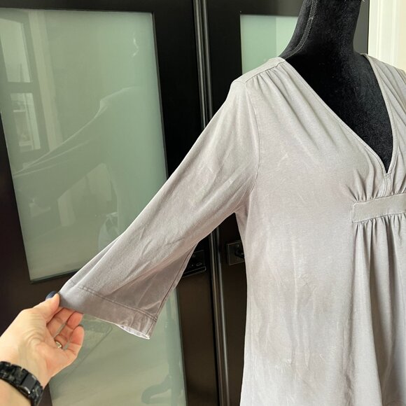 Fresh Produce gray tunic w/ empire waist in XL/XXL - Picture 6 of 10